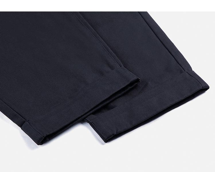 Tapered Double Pleat Wide Leg Pants