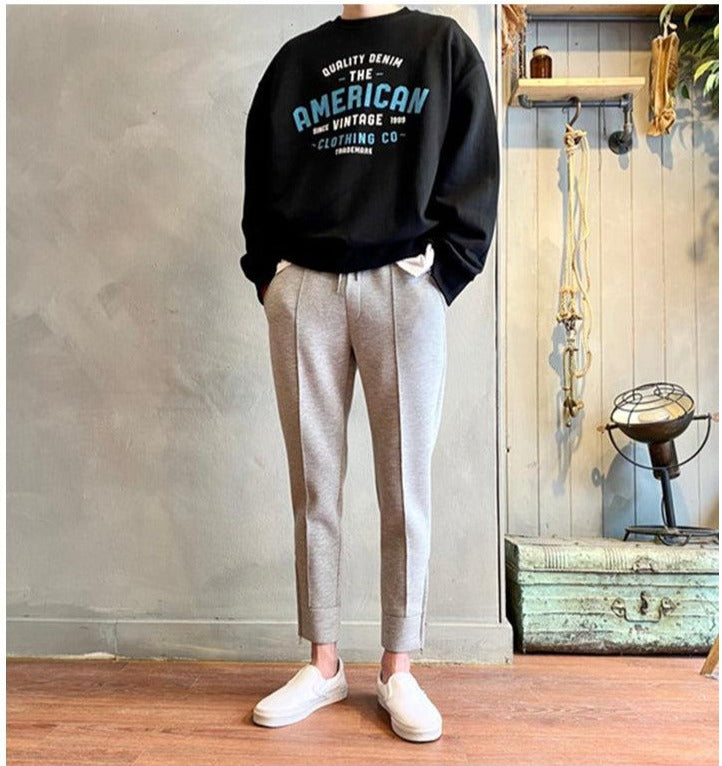 Tapered Jogger Pants with Elastic Cuffs