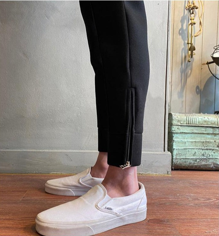 Tapered Jogger Pants with Elastic Cuffs