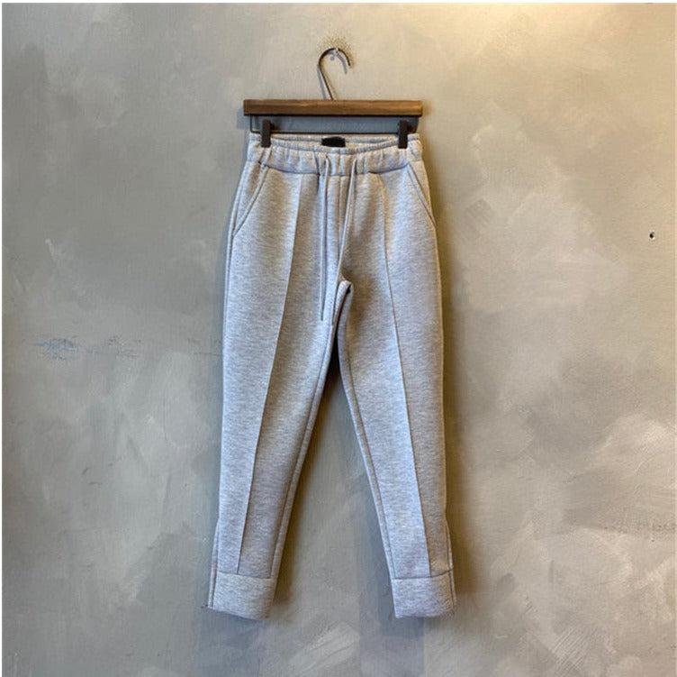 Tapered Jogger Pants with Elastic Cuffs