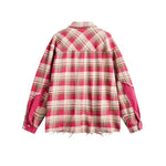 Tassel Plaid Overshirt
