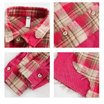 Tassel Plaid Overshirt