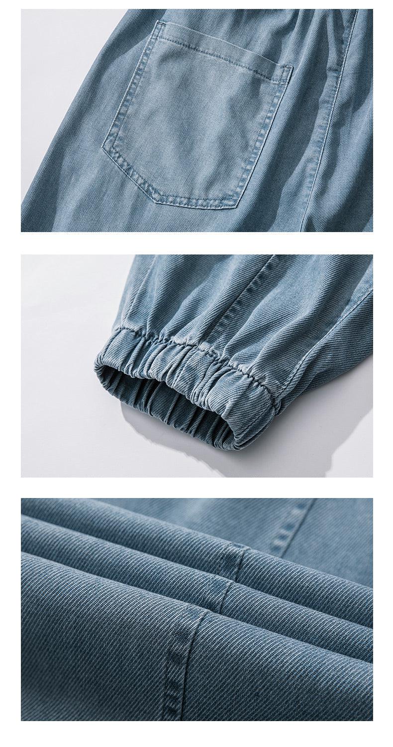 Tencel Summer Loose Thin Silk Pants