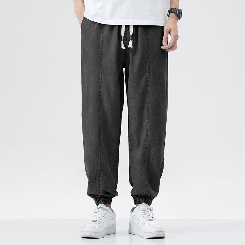 Tencel Summer Loose Thin Silk Pants