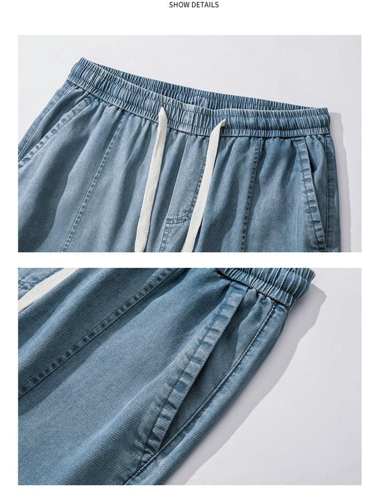 Tencel Summer Loose Thin Silk Pants