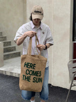 Text Design Canvas Bag