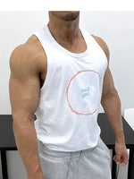 Text Graphic Print Vest