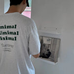 Text Printed Round Neck T-shirt