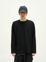 Textured Round Neck Bottoming Shirt