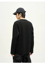 Textured Round Neck Bottoming Shirt