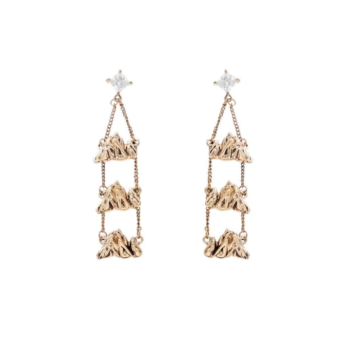 Textured Tassel Earrings