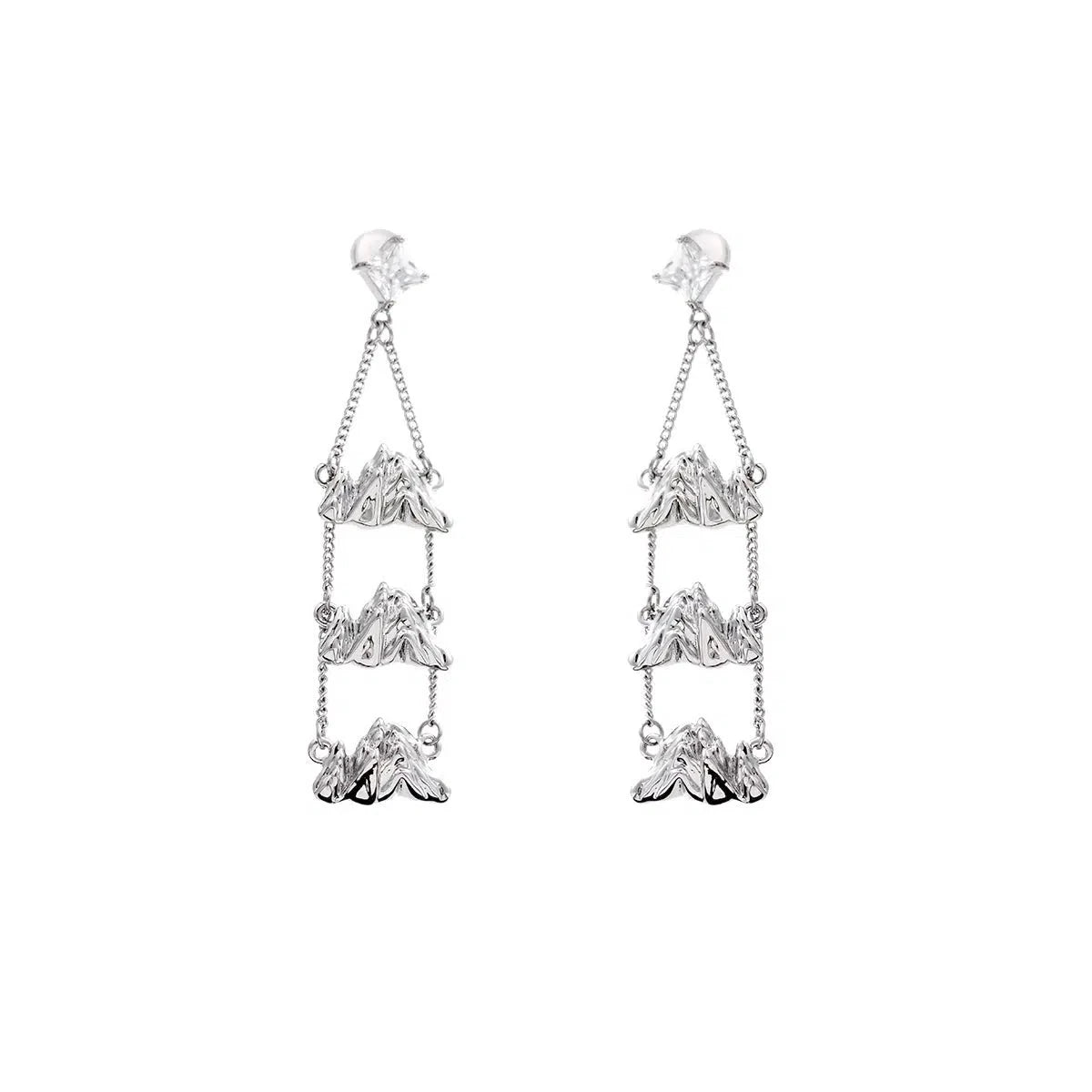 Textured Tassel Earrings