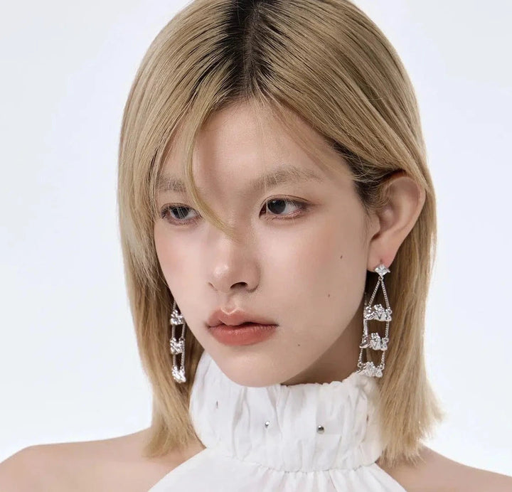 Textured Tassel Earrings