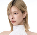 Textured Tassel Earrings