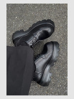 Thick Bottom Heightened Leather Shoes
