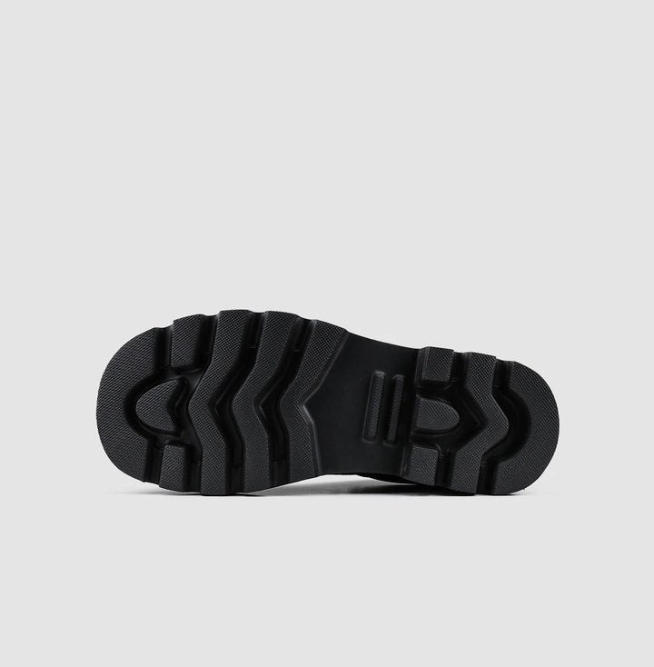 Thick-soled Sports Derby Leather Shoes