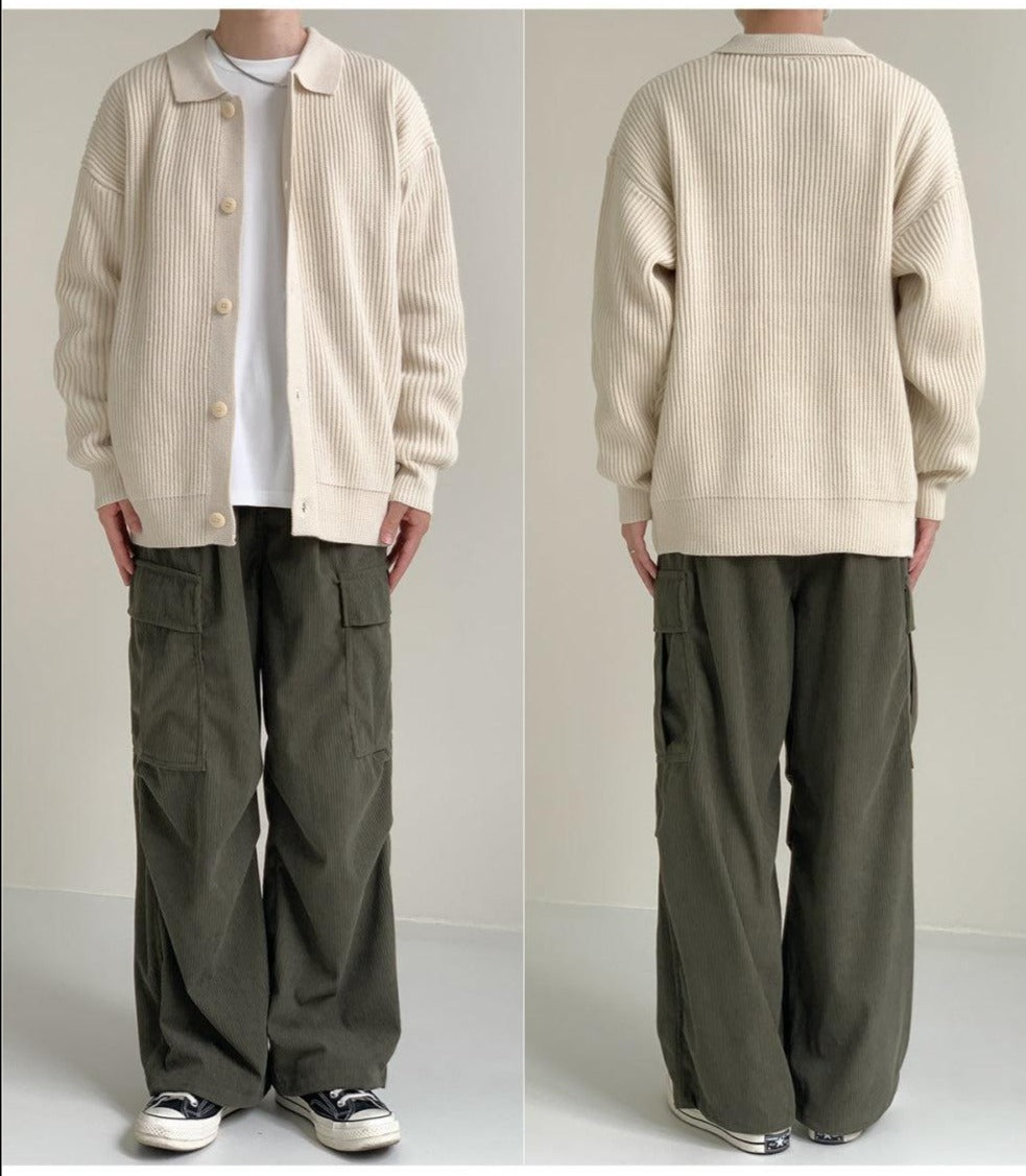 Thickened Knitted Casual Cardigan