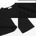 Thickened Round Neck Striped Bottoming Shirt