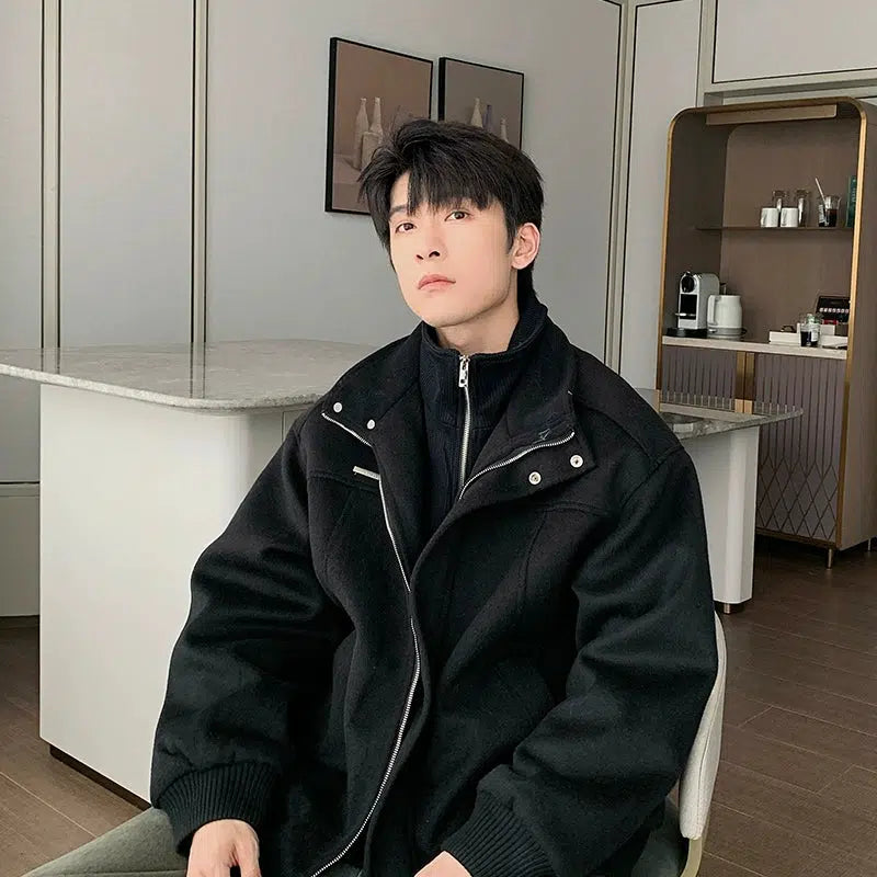 Thickened Two-piece Turtleneck Cotton Jacket