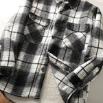 Thickened Velvet Flannel Plaid Jacket