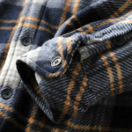 Thickened Velvet Flannel Plaid Shirt