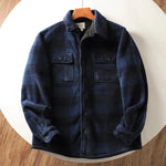Thickened Velvet Flannel Plaid Shirt