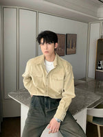 Thickened Velvet Long-sleeved Shirt