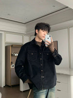 Thickened Velvet Long-sleeved Shirt