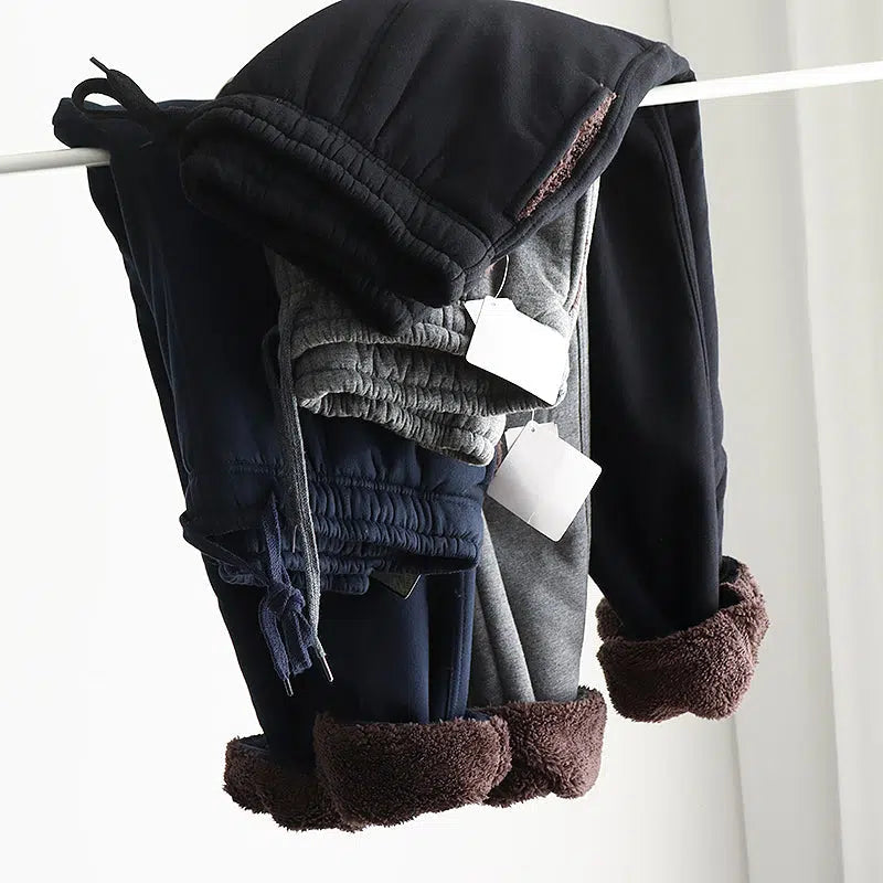 Thickened Warm Fleece Jogging Sweatpants