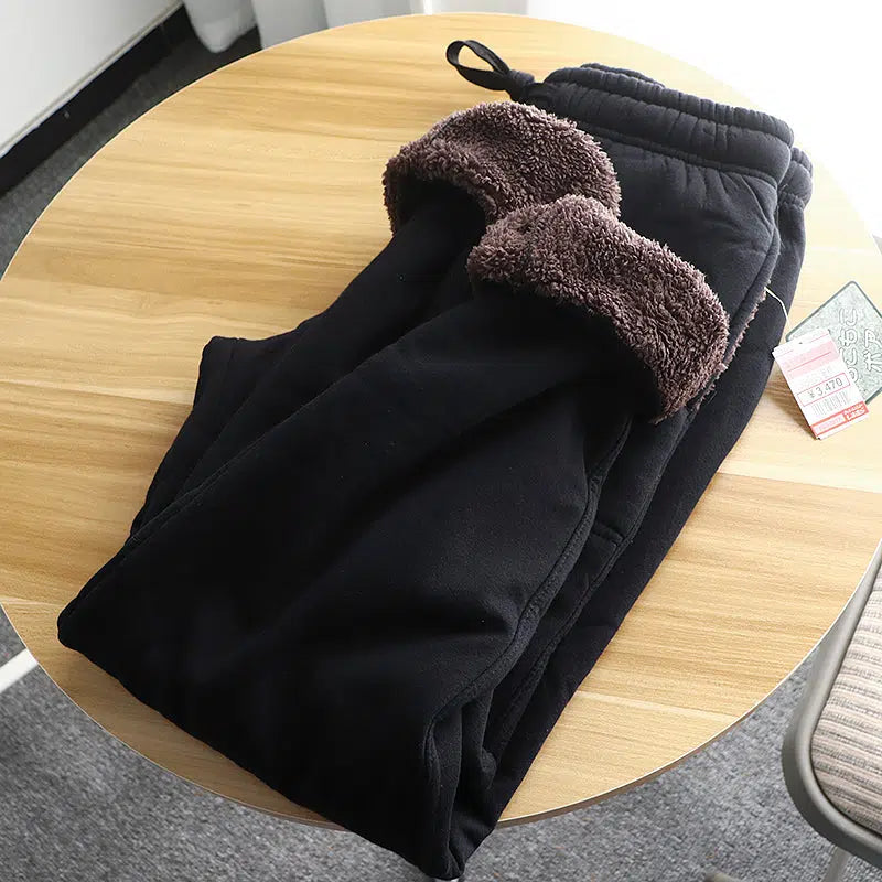 Thickened Warm Fleece Jogging Sweatpants