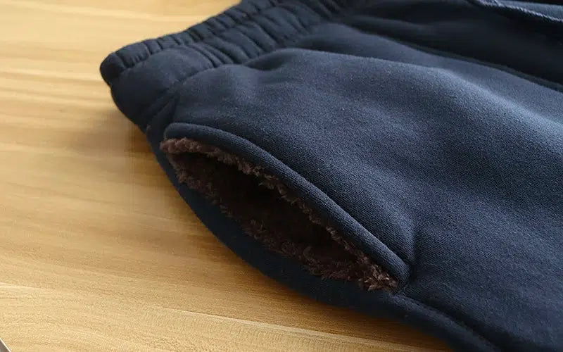 Thickened Warm Fleece Jogging Sweatpants