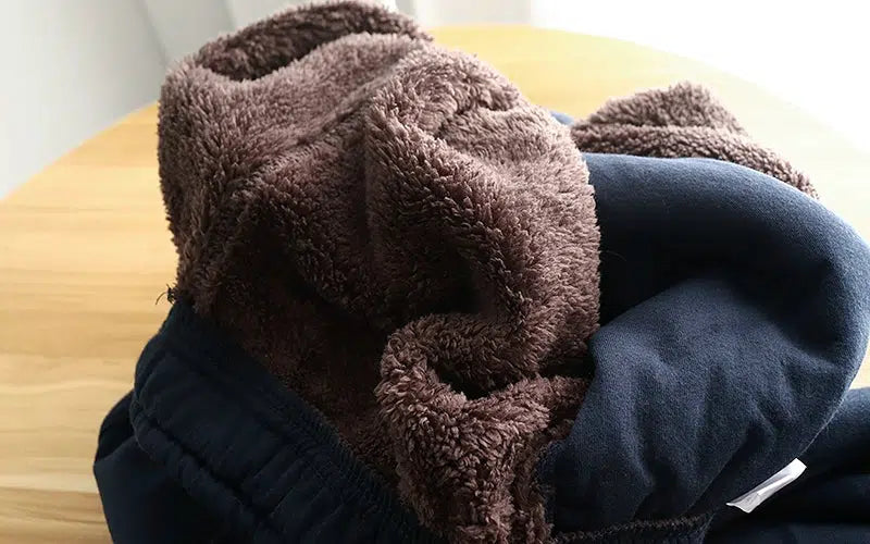 Thickened Warm Fleece Jogging Sweatpants