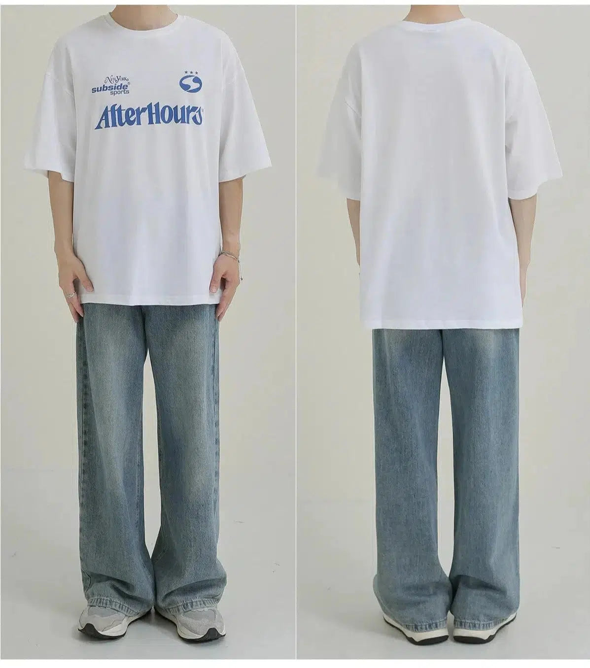 Thin Cotton Letter Printed T-Shirt