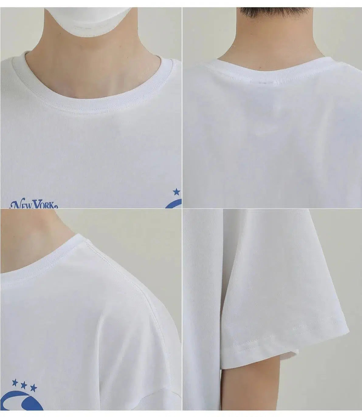 Thin Cotton Letter Printed T-Shirt
