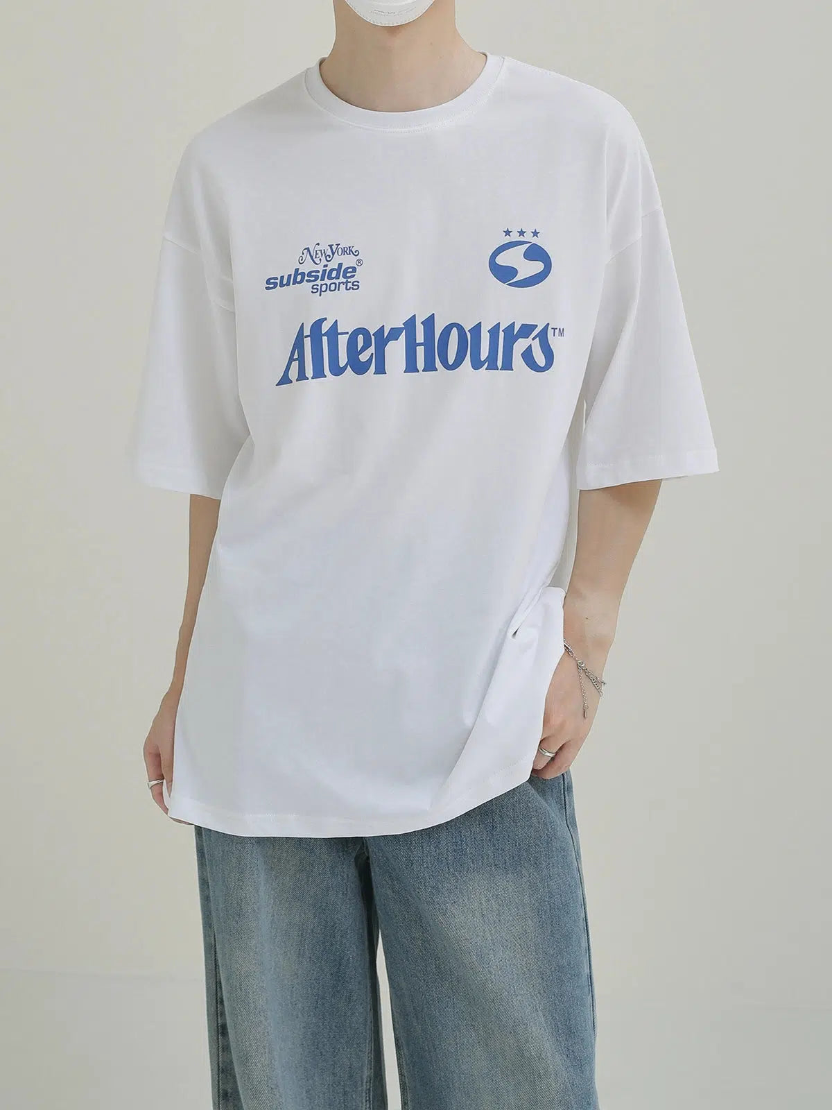 Thin Cotton Letter Printed T-Shirt