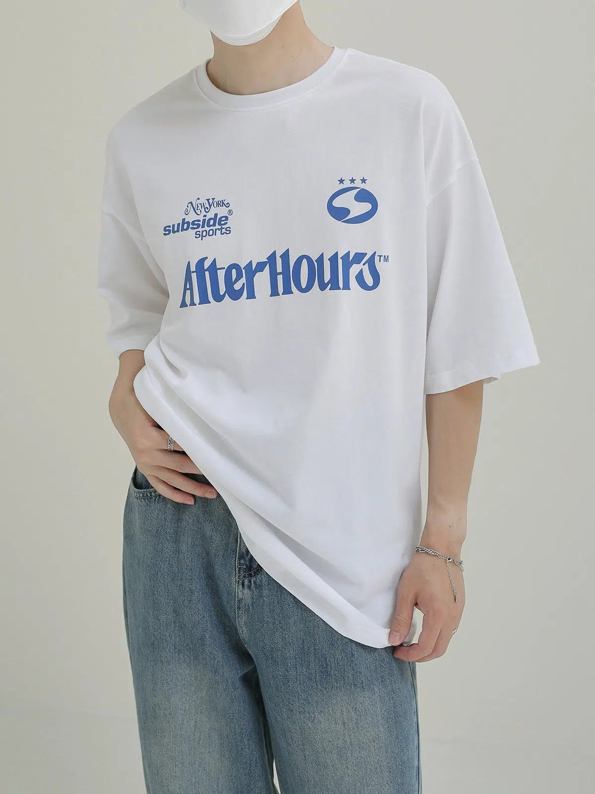 Thin Cotton Letter Printed T-Shirt