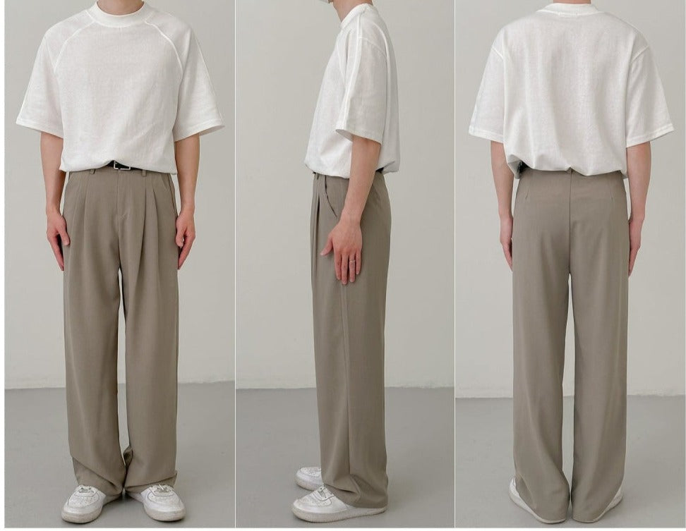 Thin Draped Casual Pants
