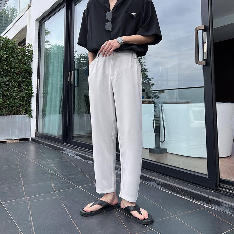 Thin Ice Silk Casual Pants