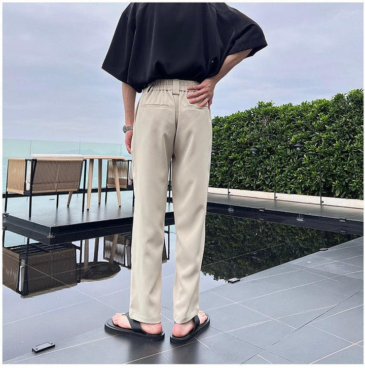 Thin Ice Silk Casual Pants