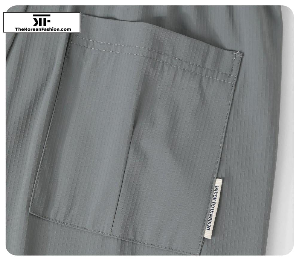 Thin Ice Silk Elastic Waist Pants