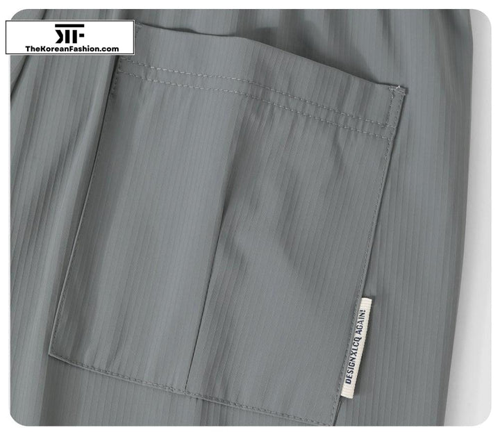 Thin Ice Silk Elastic Waist Pants
