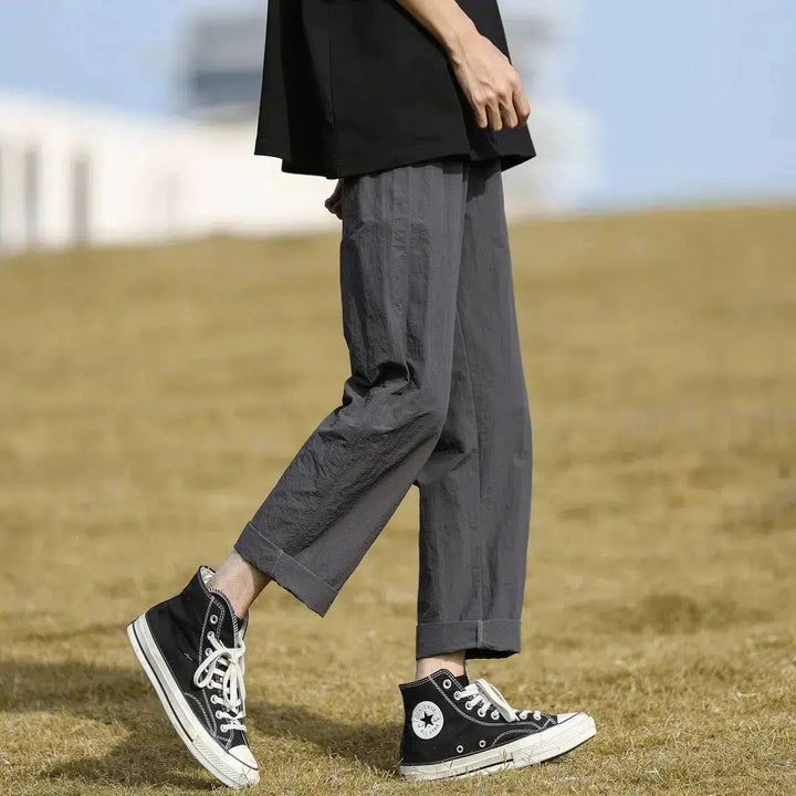 Thin Straight Casual Pants