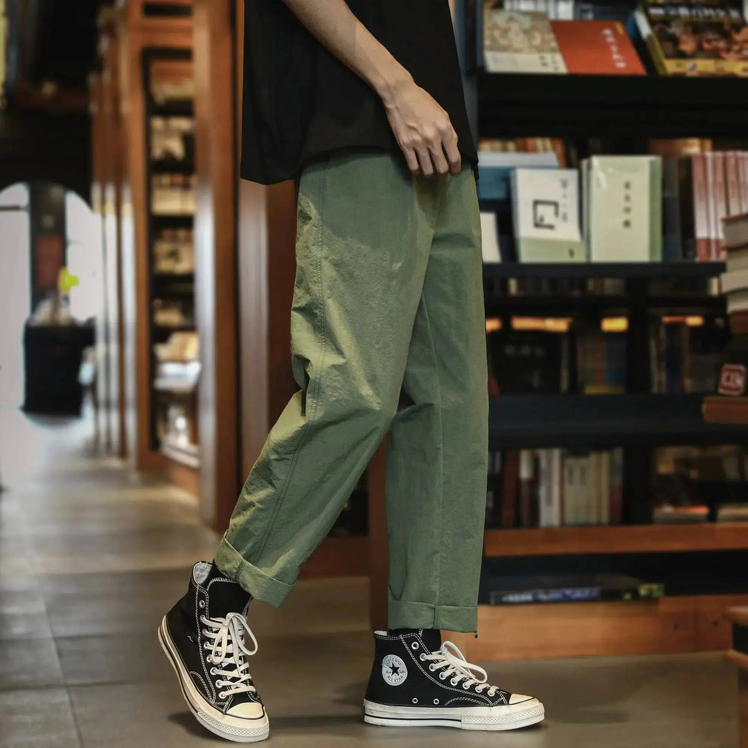 Thin Straight Casual Pants
