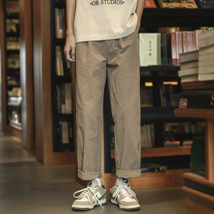 Thin Straight Casual Pants