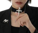 Thorns Cross Necklace