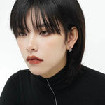 Threaded Circle Earrings