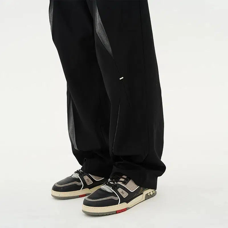 Three-dimensional Metal button Pants