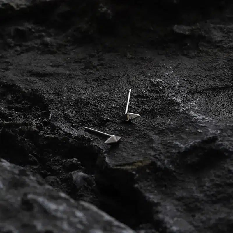 Three-dimensional Prismatic Earrings