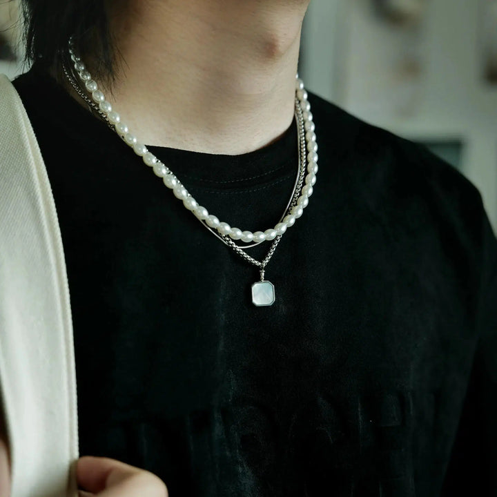 Three-piece Pearl Necklace