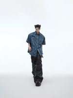 Tie-dye Gradient Polo T-shirt